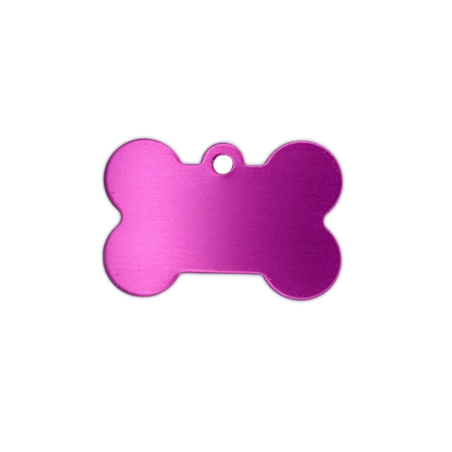 Purple Bone Shaped Pet Tag
