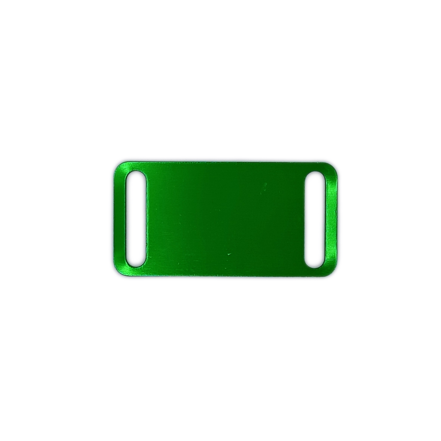Green Slide-On Pet Tag.