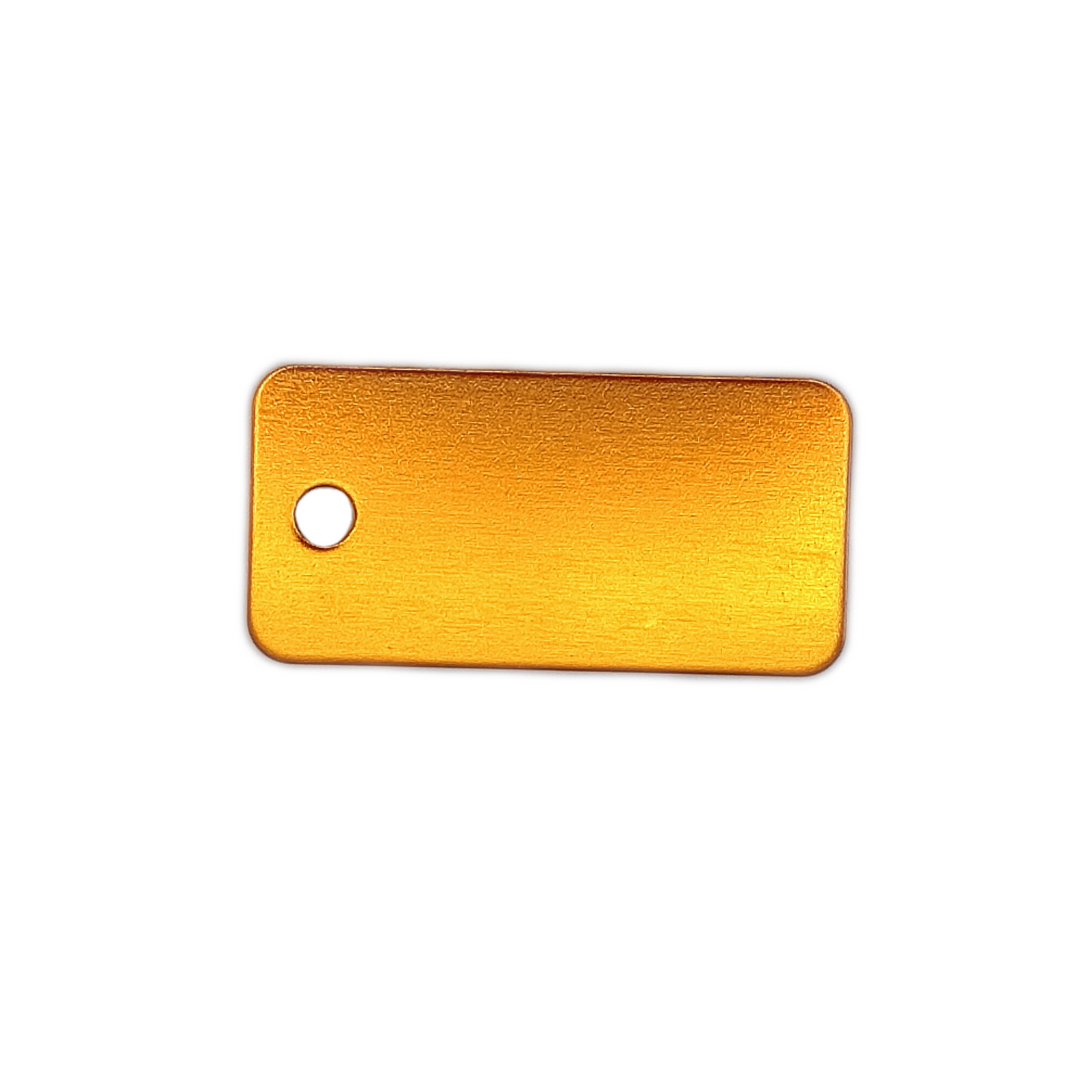 Yellow Rectangular Pet Tag