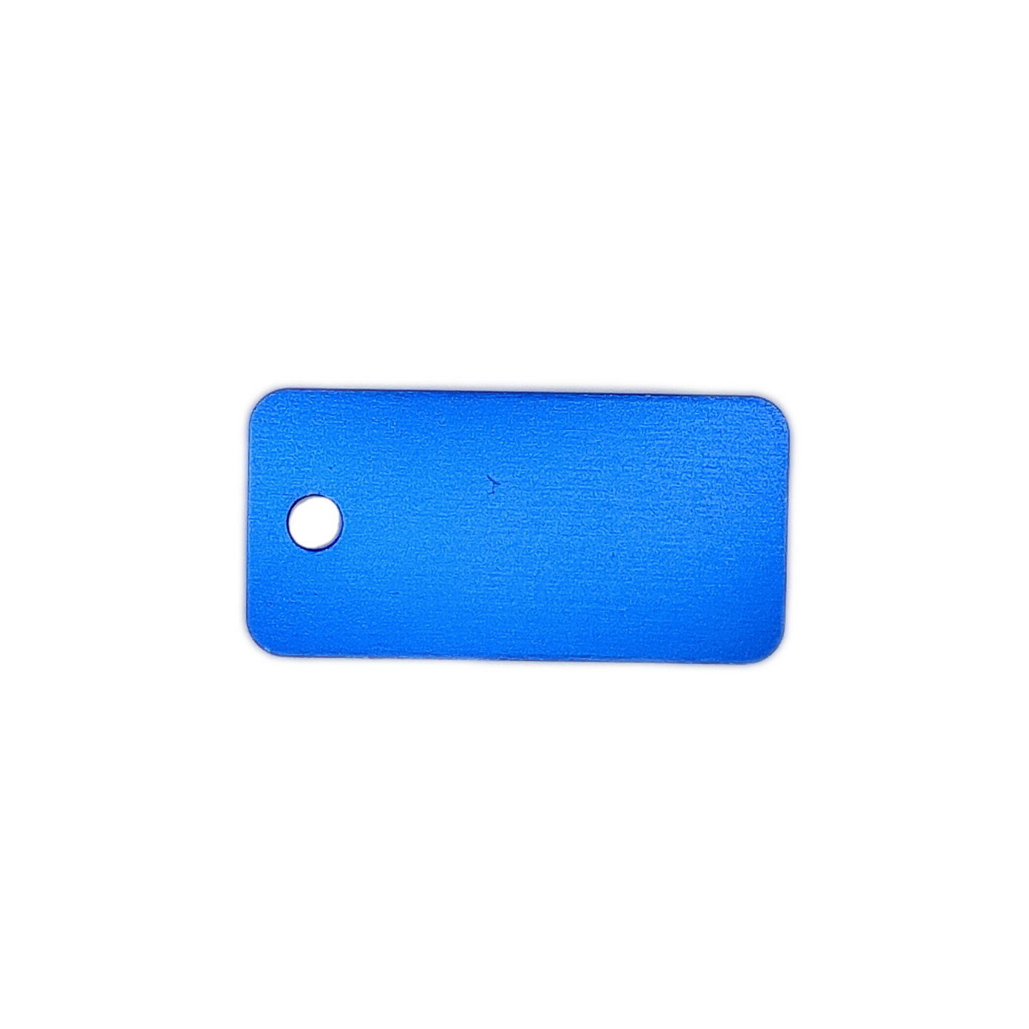 Dark Blue Rectangular Pet Tag