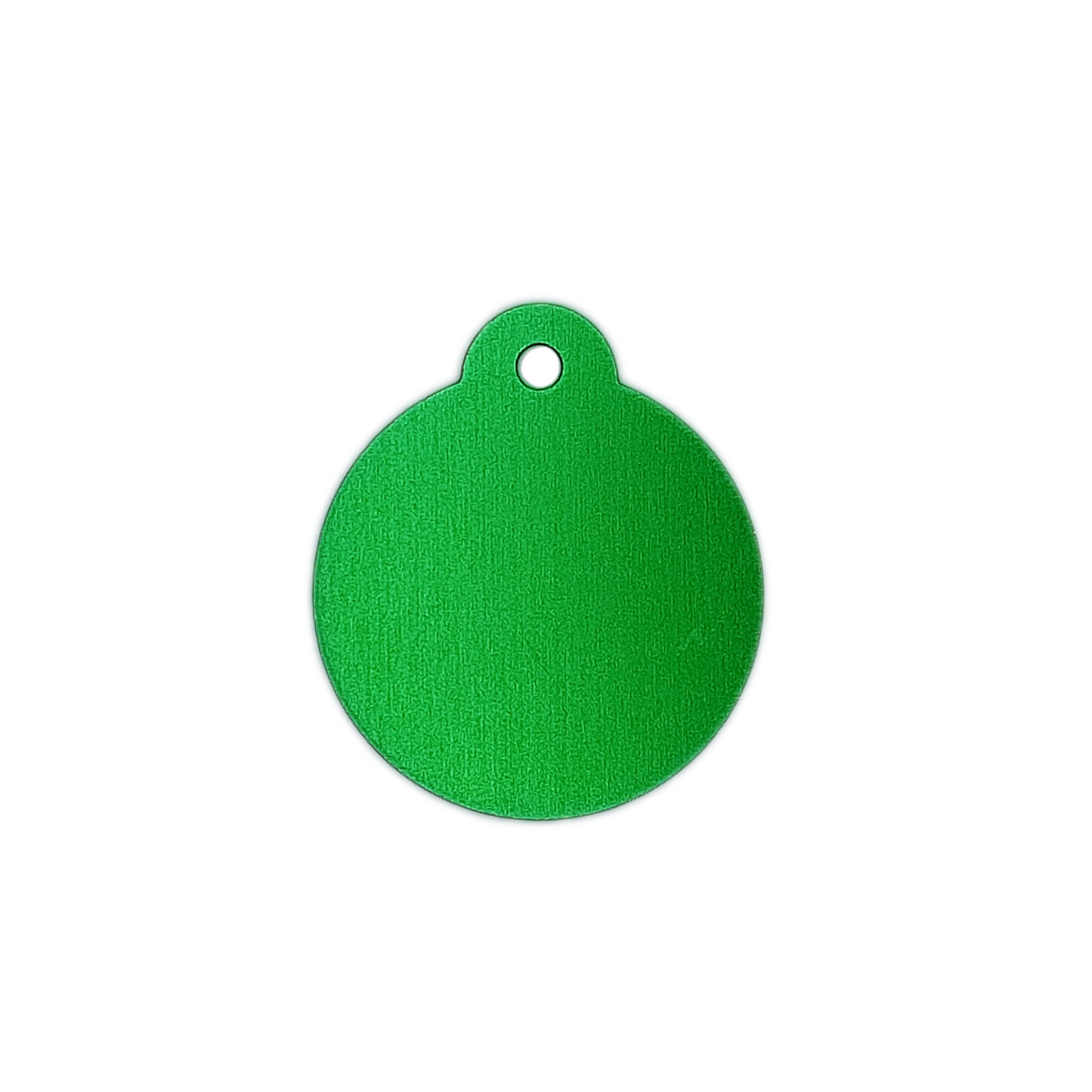 Green Round Pet Tag 1.25 inch