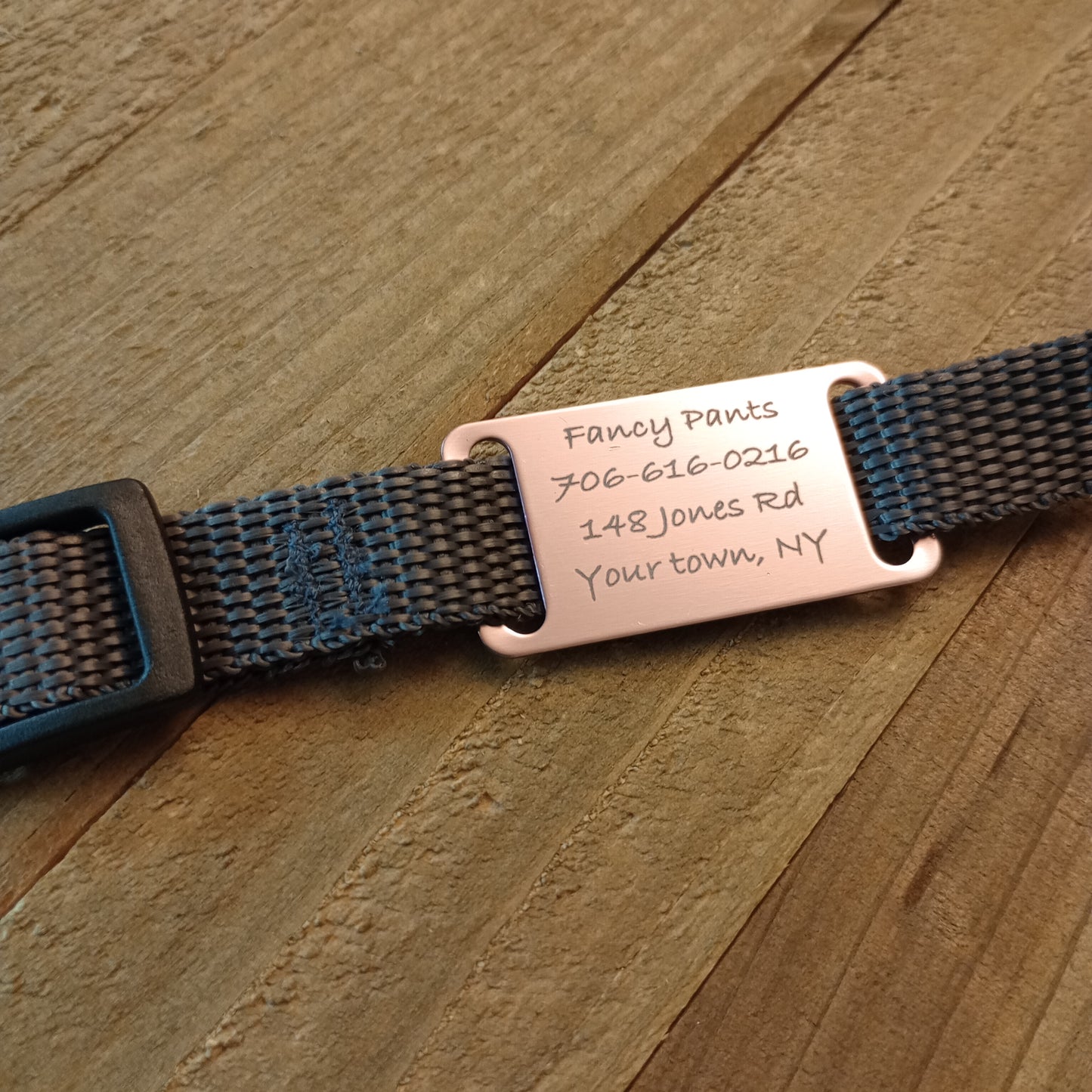 Light Pink Slide-On Pet Tag