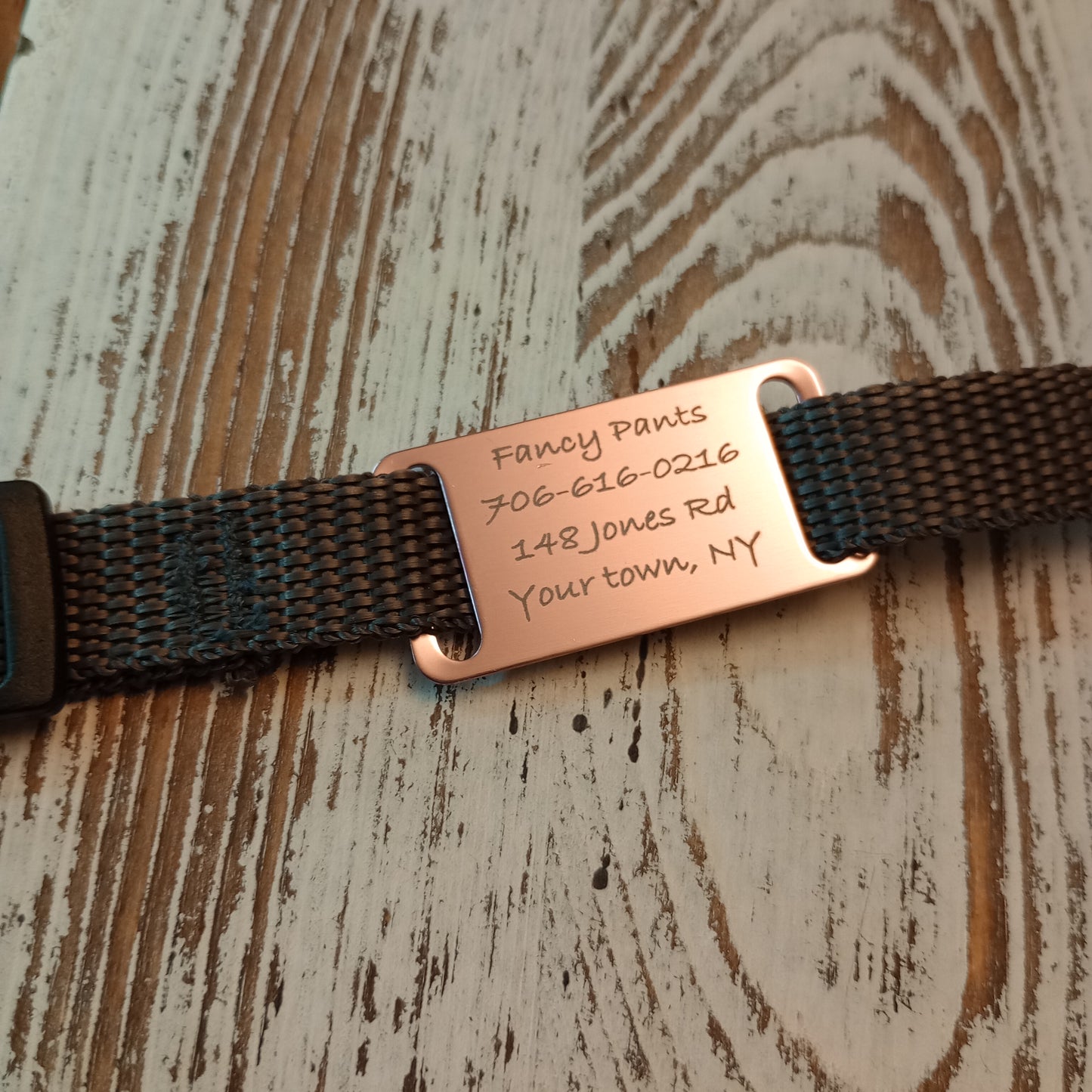 Light Pink Slide-On Pet Tag