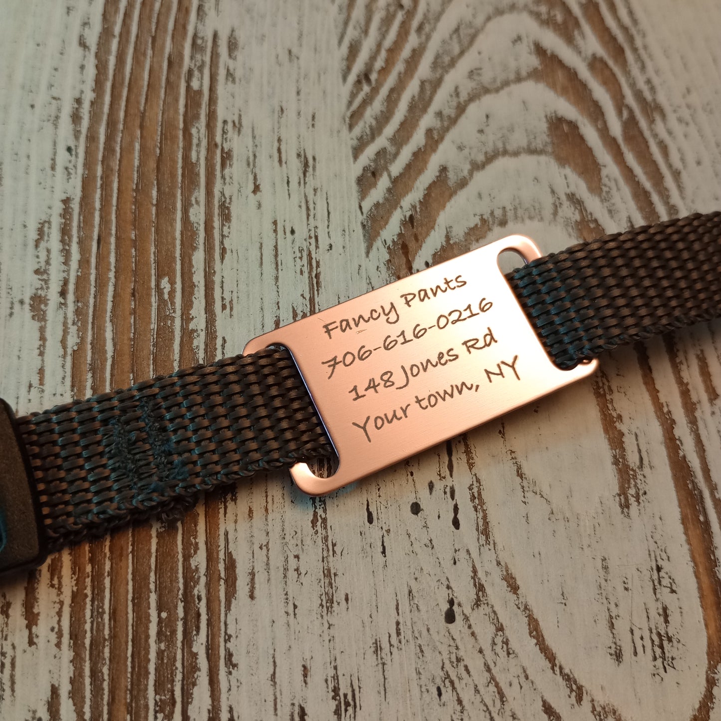Light Pink Slide-On Pet Tag