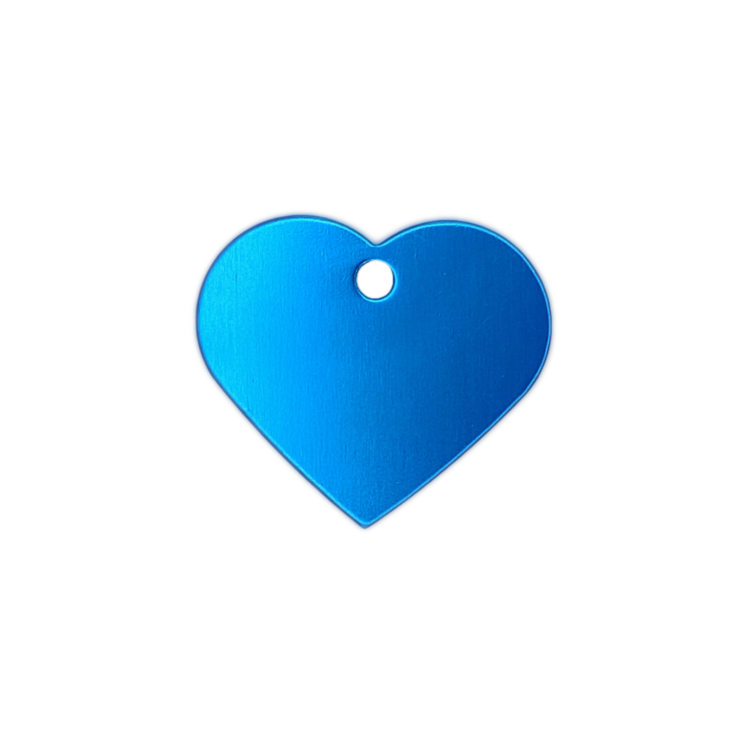 Dark Blue Heart Shaped Pet Tag