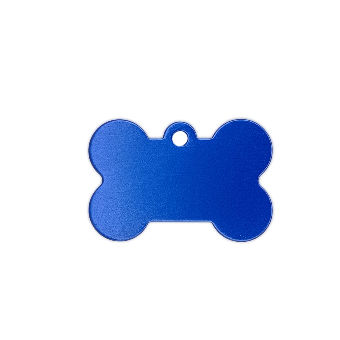 Dark Blue Bone Shaped Pet Tag