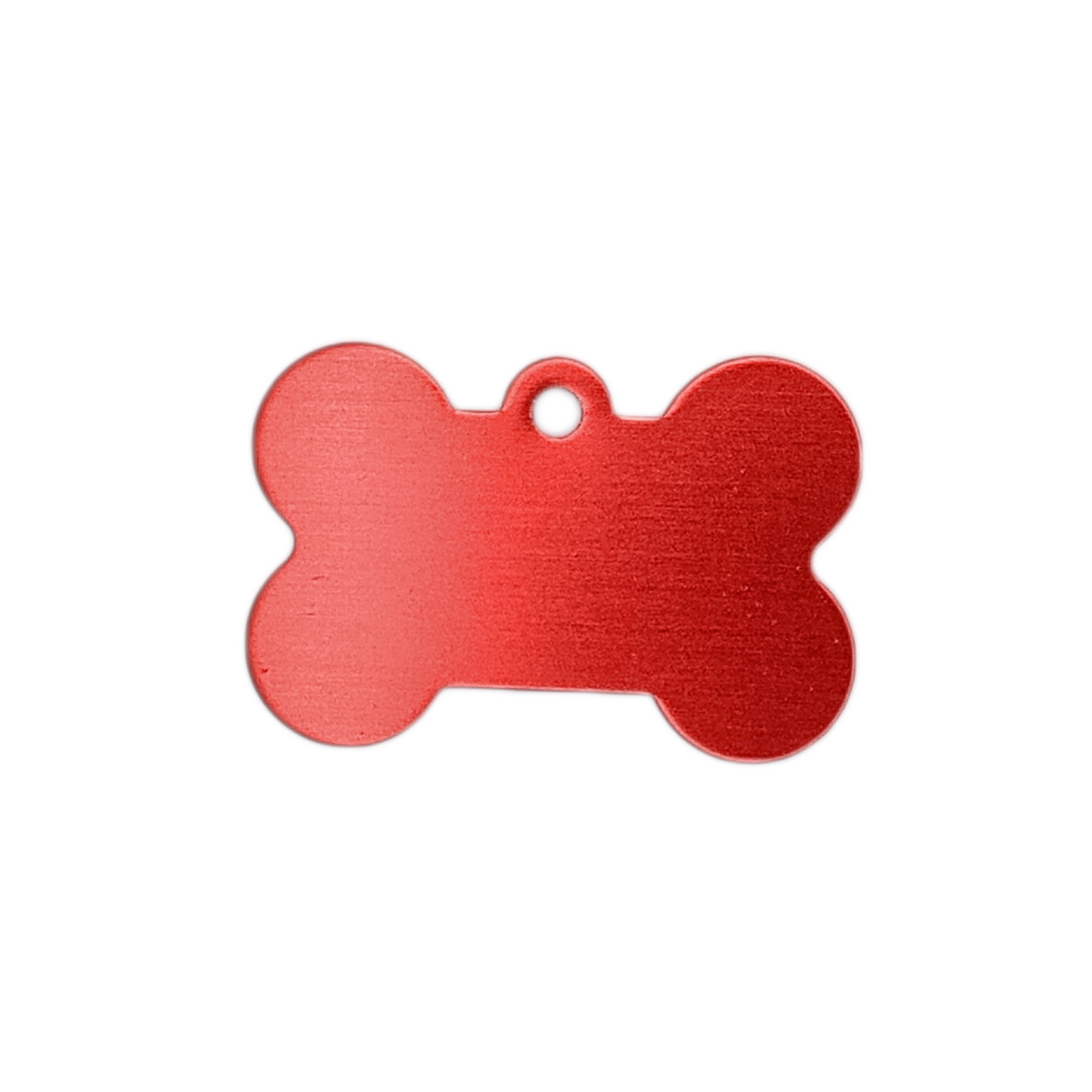 Red Bone Shaped Pet Tag