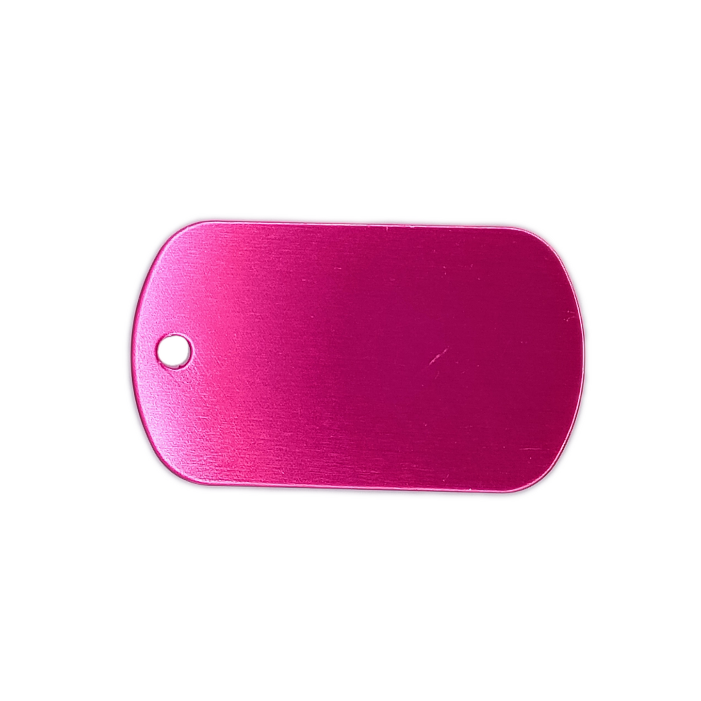 Pink Military Style Pet Tag