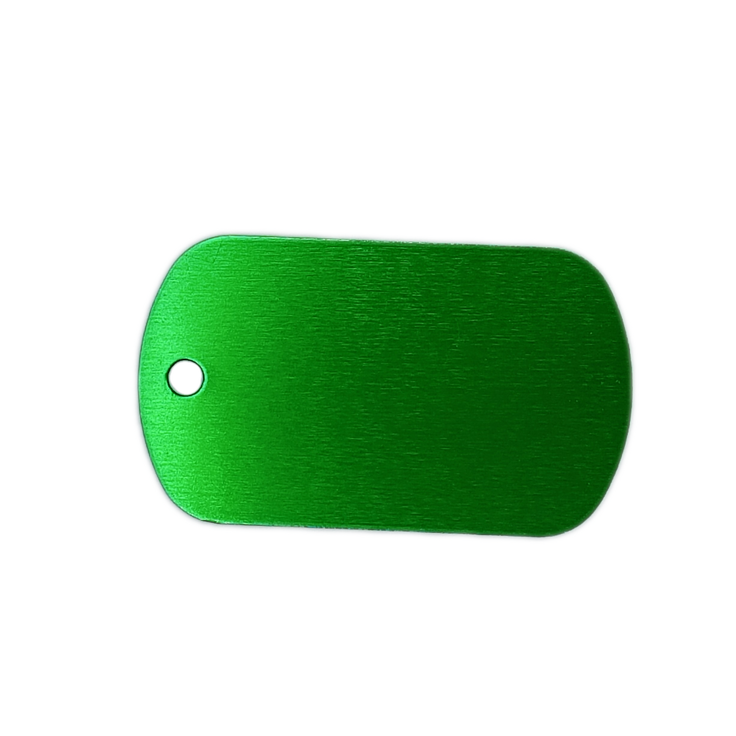 Green Military Style Pet Tag