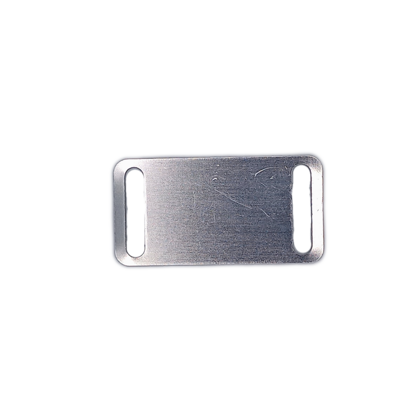 Silver Colored Slide-On Pet Tag