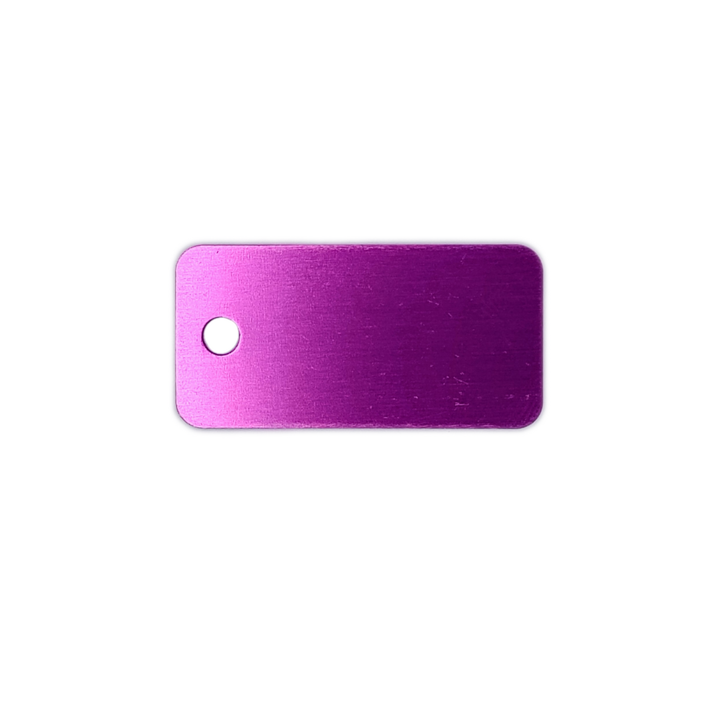 Purple Rectangular Pet Tag