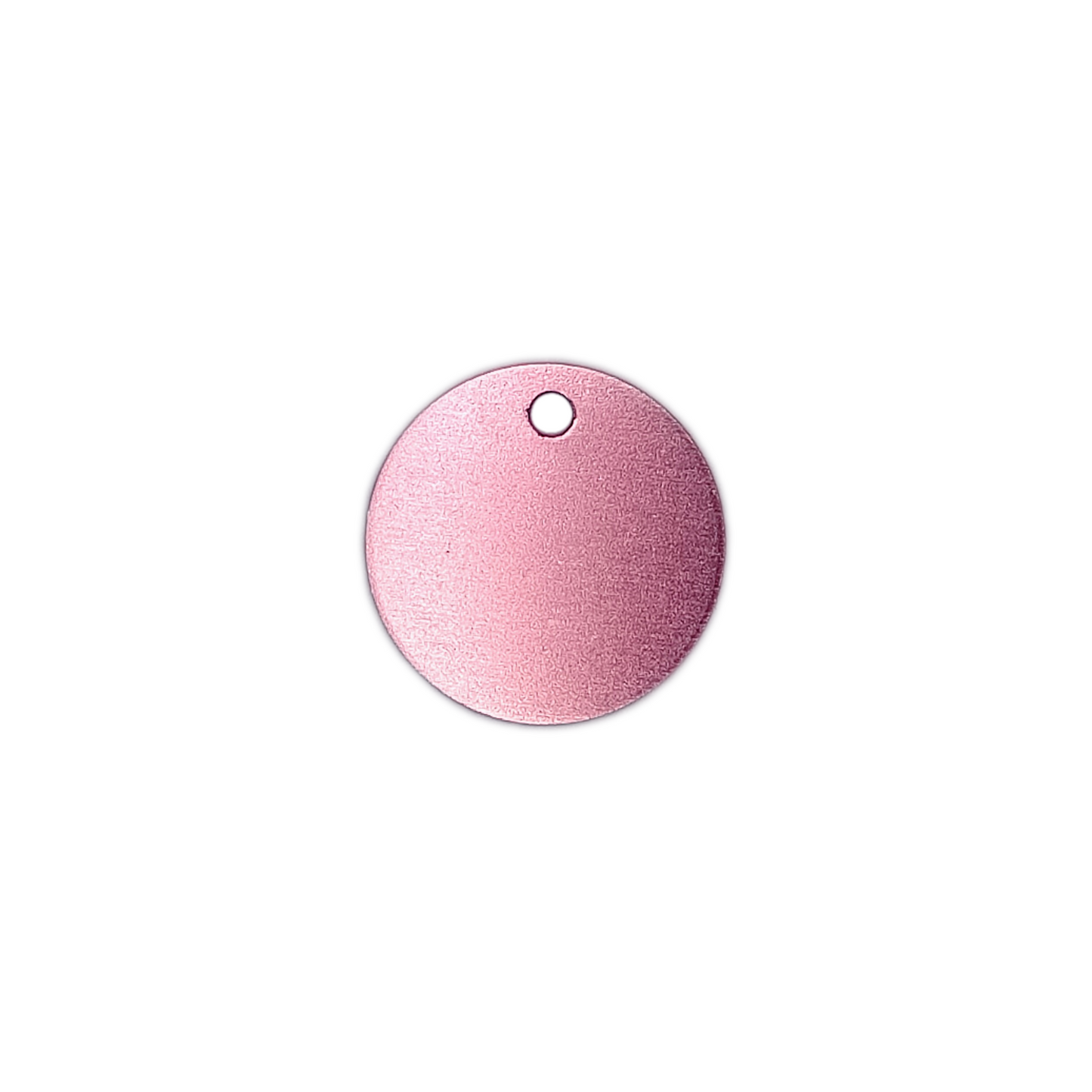 Light Pink Round Pet Tag