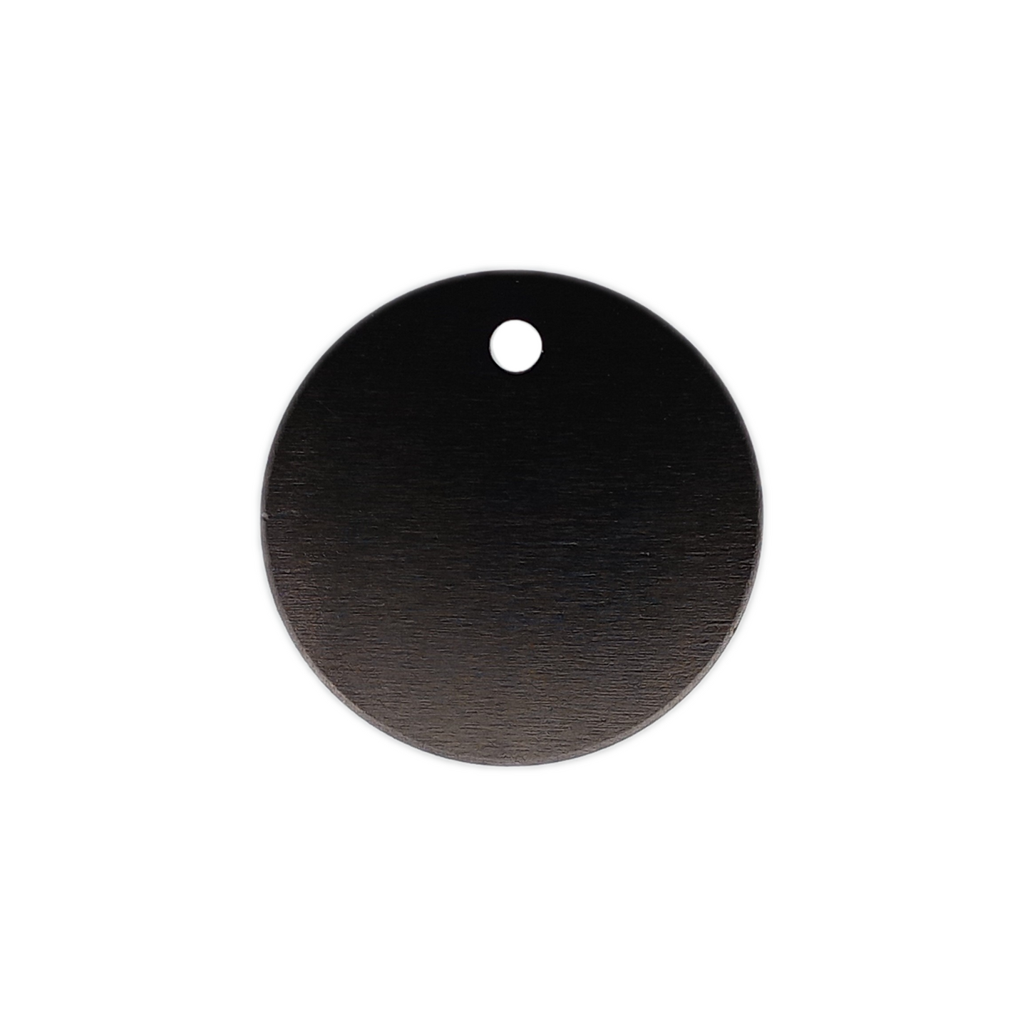 Black Round Pet Tag (1.4 inch)