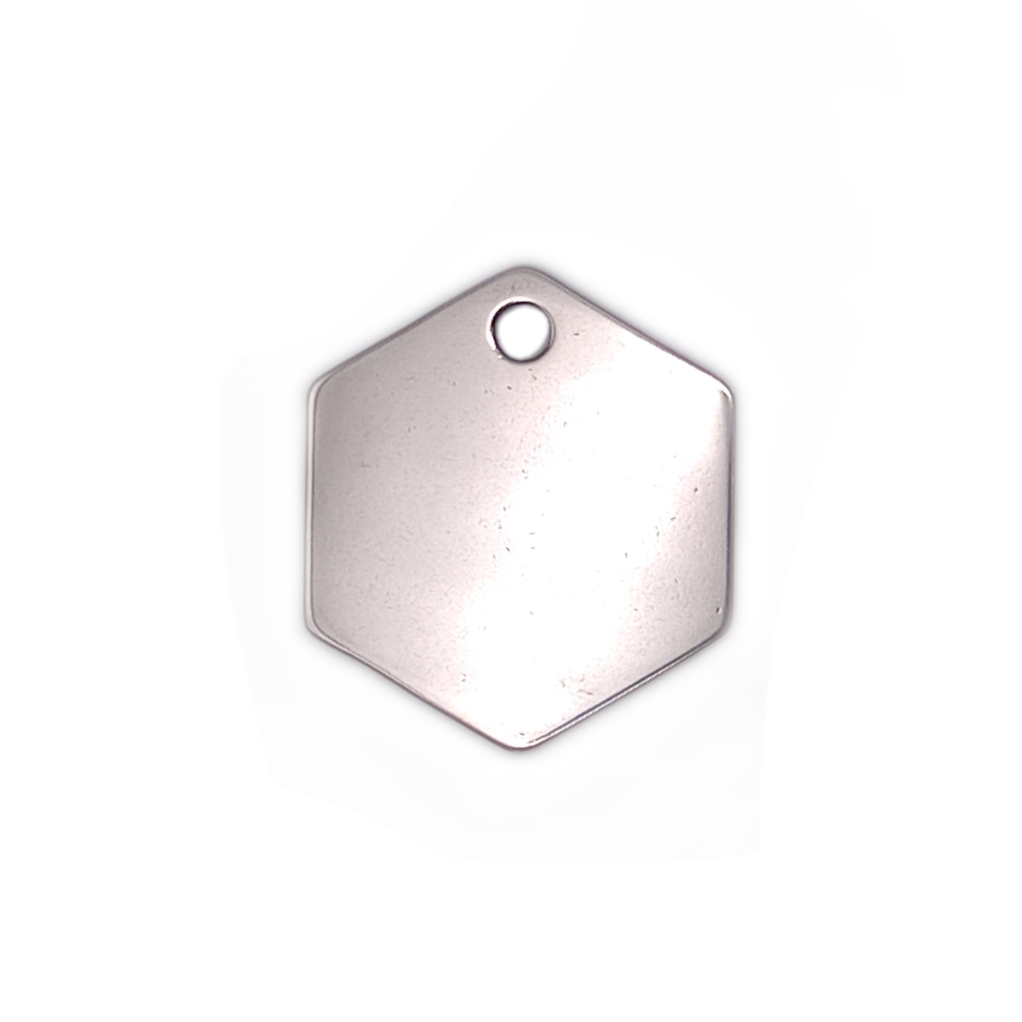 Hexagon Shaped Stainless Steel Pet Tag