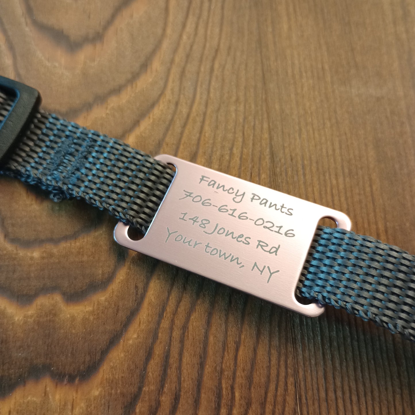 Light Pink Slide-On Pet Tag