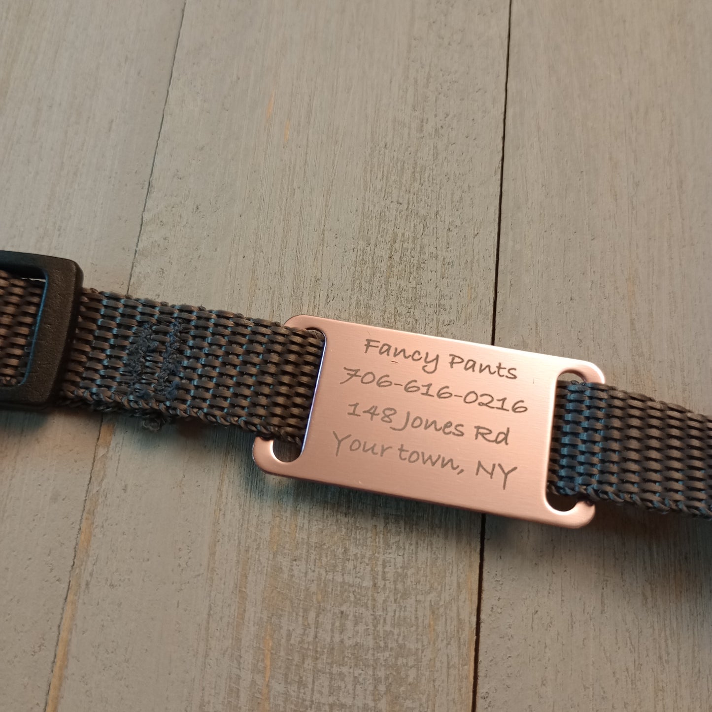 Light Pink Slide-On Pet Tag