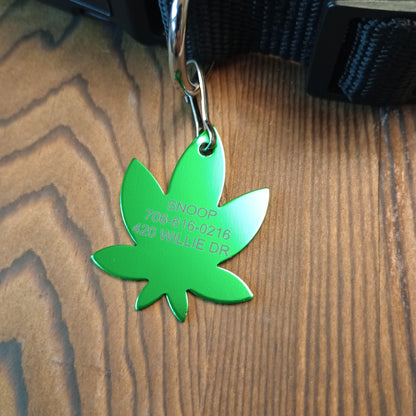 Green 420 Friendly Pet Tag