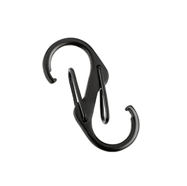 Black S Carabiner (40 mm)