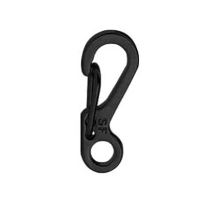 Black SF Spring Clip Carabiner