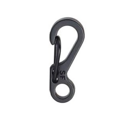 Gunmetal Gray SF Spring Clip Carabiner